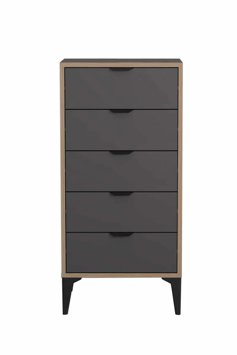 Olyros Byrå 105 cm, Antracit