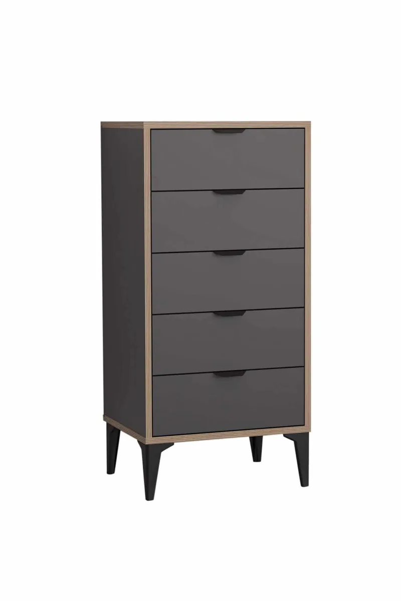 Olyros Byrå 105 cm - Antracit - Förvaring - Förvaringsmöbler - Byrå