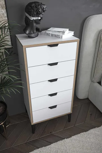 Olyros Byrå 105 cm - Vit - Förvaring - Förvaringsmöbler - Byrå