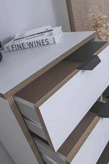 Olyros Byrå 105 cm - Vit - Förvaring - Förvaringsmöbler - Byrå