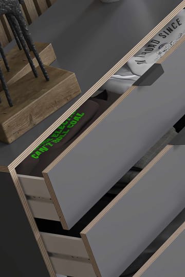 Olyros Byrå 90 cm - Antracit - Förvaring - Förvaringsmöbler - Byrå