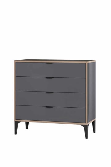 Olyros Byrå 90 cm - Antracit - Förvaring - Förvaringsmöbler - Byrå