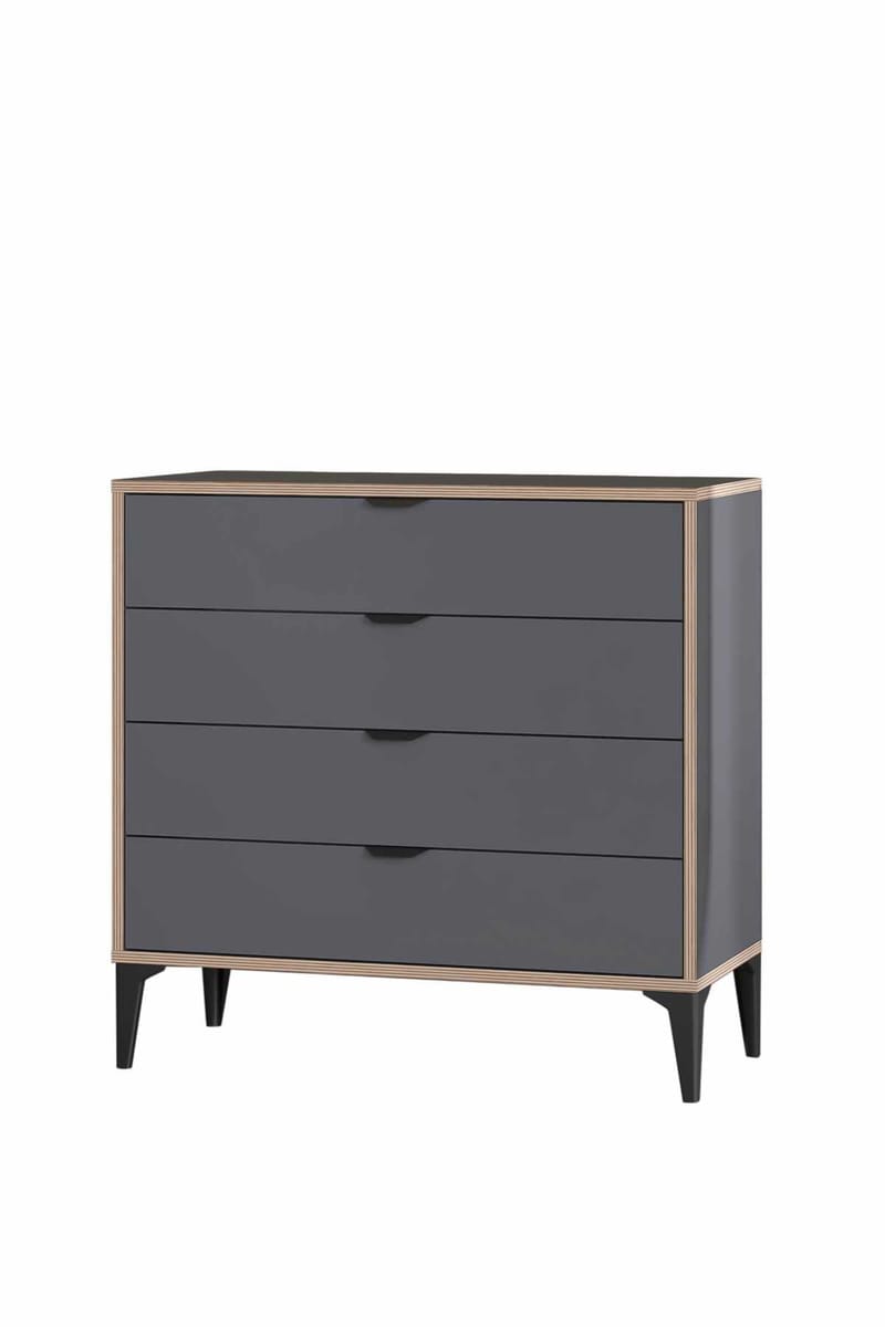 Olyros Byrå 90 cm - Antracit - Förvaring - Förvaringsmöbler - Byrå