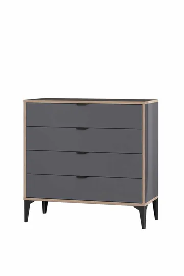 Olyros Byrå 90 cm - Antracit - Förvaring - Förvaringsmöbler - Byrå