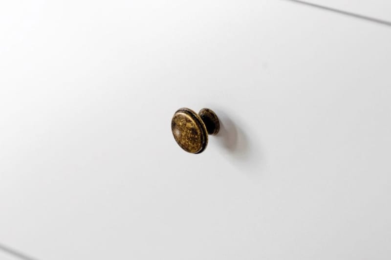 Paris Byrå 140 cm Hög - Vit - Förvaring - Förvaringsmöbler - Byrå