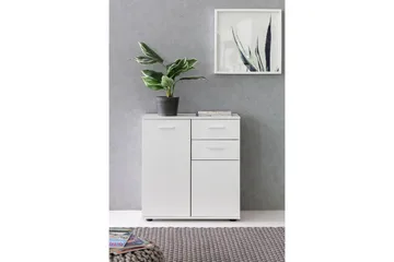 Pinuelas Byrå 71x36 cm - Vit - Förvaring - Förvaringsmöbler - Byrå - Hallbyrå