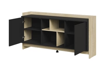 Polina Byrå 150 cm - Brun/Svart - Förvaring - Förvaringsmöbler - Byrå