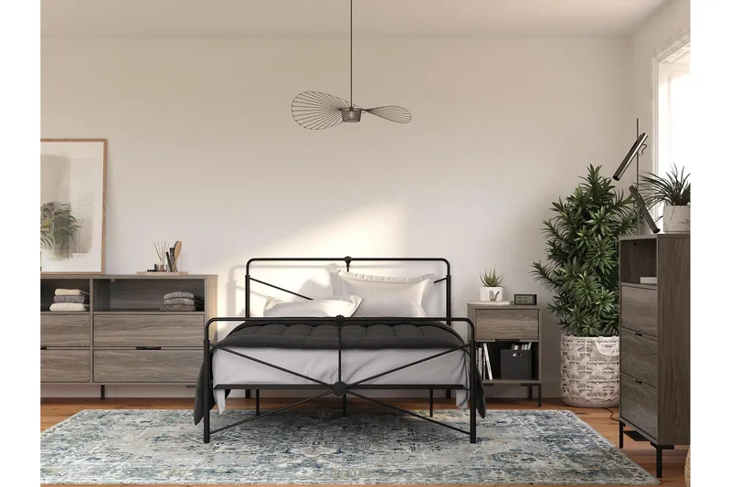 Rayburn Byrå Grå - Dorel Home - Förvaring - Förvaringsmöbler - Byrå