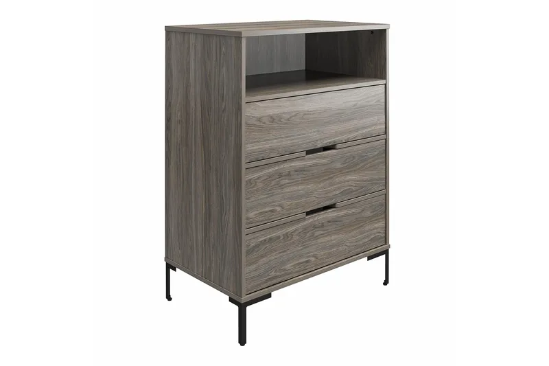 Rayburn Byrå Grå - Dorel Home - Förvaring - Förvaringsmöbler - Byrå