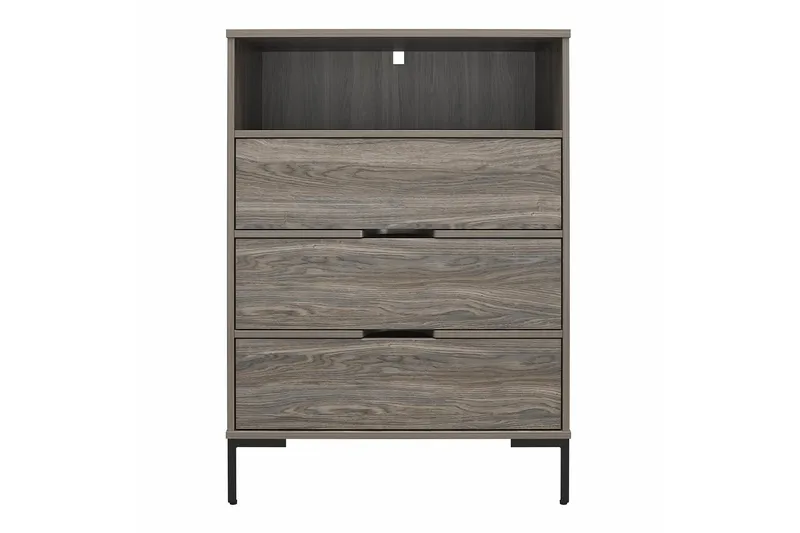 Rayburn Byrå Grå - Dorel Home - Förvaring - Förvaringsmöbler - Byrå