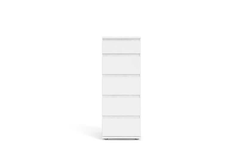 Rengo Byrå Smal 5 Lådor - Vit - Förvaring - Förvaringsmöbler - Byrå