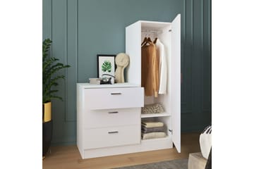 Rinorea Förvaringsskåp 40x140 cm - Vit - Förvaring - Förvaringsmöbler - Byrå