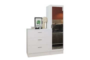 Rinorea Förvaringsskåp 40x140 cm - Vit - Förvaring - Förvaringsmöbler - Byrå