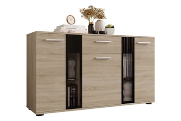 Salsa Byrå 140x40x80 cm - Beige/Grå - Förvaring - Förvaringsmöbler - Byrå