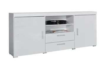 Samba Byrå 164x45x80 cm NO_BRAND White High gloss - Förvaring - Förvaringsmöbler - Byrå
