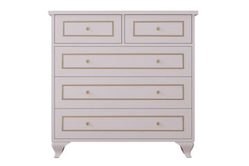 Seric Byrå 90 cm - Matt Vit - Förvaring - Förvaringsmöbler - Byrå