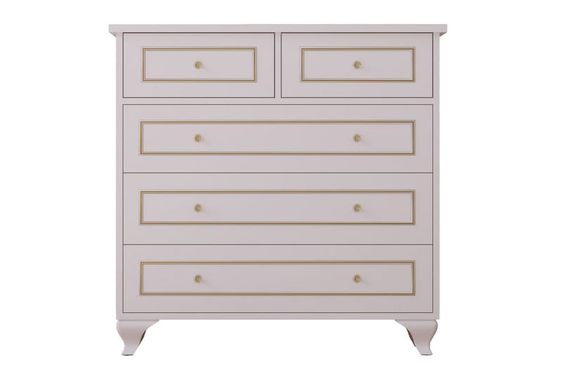 Seric Byrå 90 cm, Matt Vit