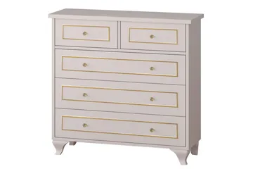 Seric Byrå 90 cm - Matt Vit - Förvaring - Förvaringsmöbler - Byrå