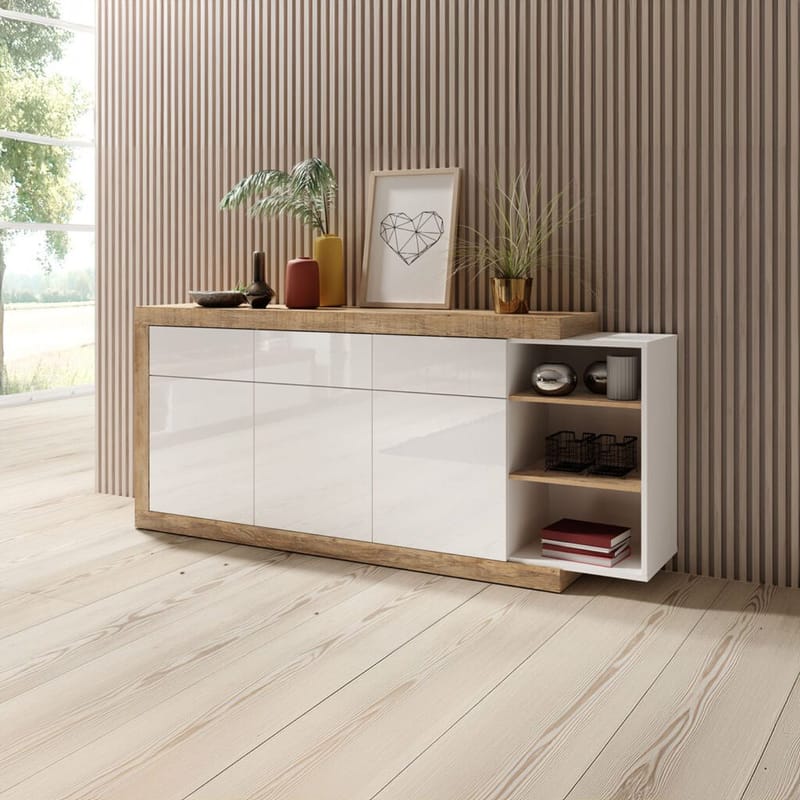 Byrå Sintra 3 Dörrar - 200 cm - Förvaring - Förvaringsmöbler - Sideboard & skänk