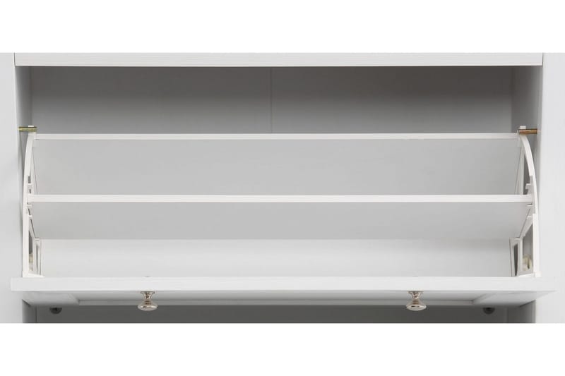 Skolåda Aunetta 125 cm - Vit|Brun - Förvaring - Förvaringsmöbler - Byrå
