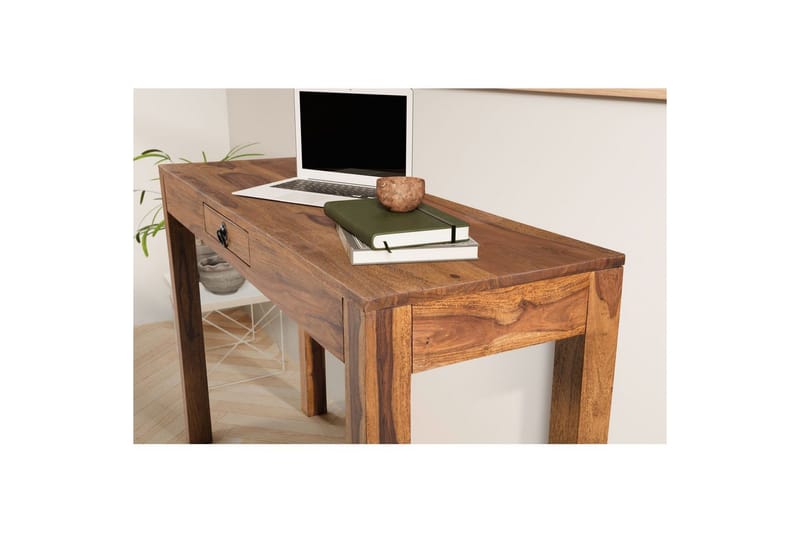 Skrivbord Wohnling för hemmakontor med låda i massivträ - Möbler - Bord & matgrupp - Kontorsbord - Skrivbord