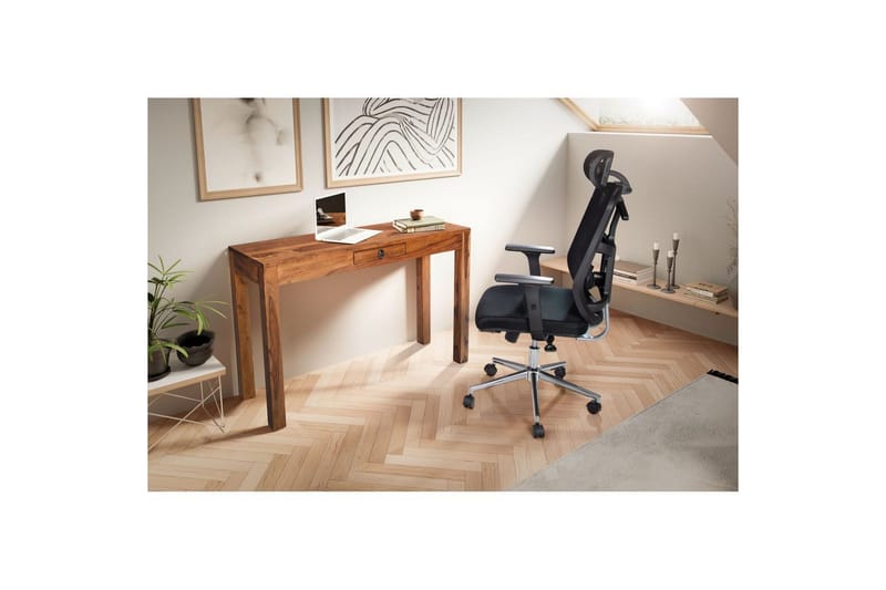 Skrivbord Wohnling för hemmakontor med låda i massivträ - Möbler - Bord & matgrupp - Kontorsbord - Skrivbord