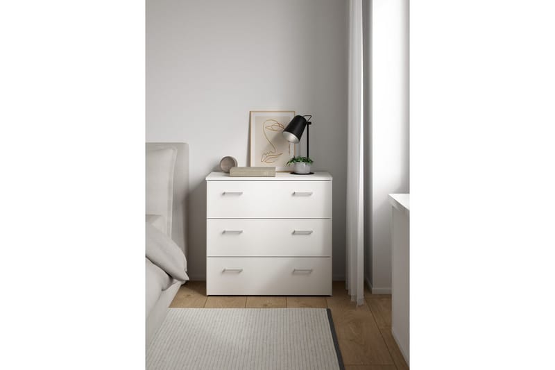 Space Byrå 74 cm - Vit - Förvaring - Förvaringsmöbler - Byrå