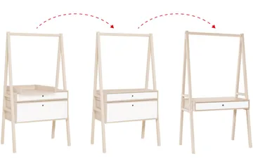 Spot Byrå Trä/Natur/Vit - VOX - Förvaring - Förvaringsmöbler - Byrå