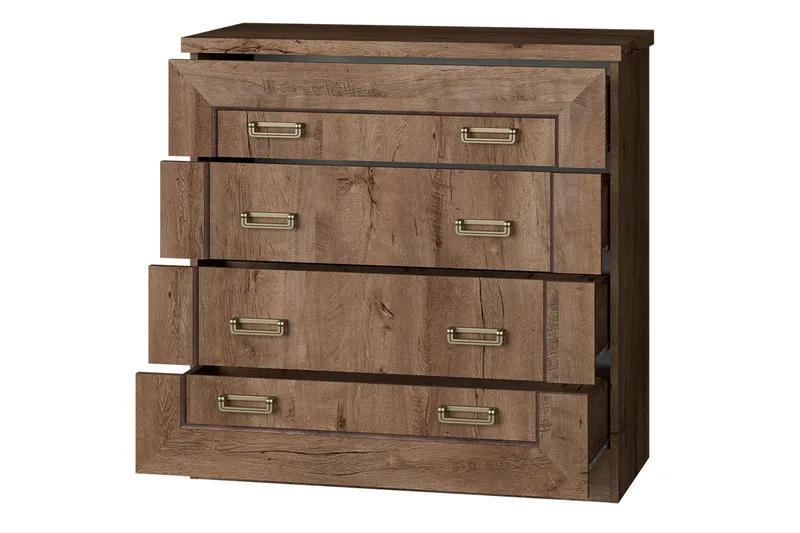 Tadeusz Byrå 90x44x90 cm - Brun - Förvaring - Förvaringsmöbler - Byrå