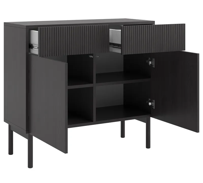 Takayo Byrå 100 cm - Svart - Förvaring - Förvaringsmöbler - Byrå