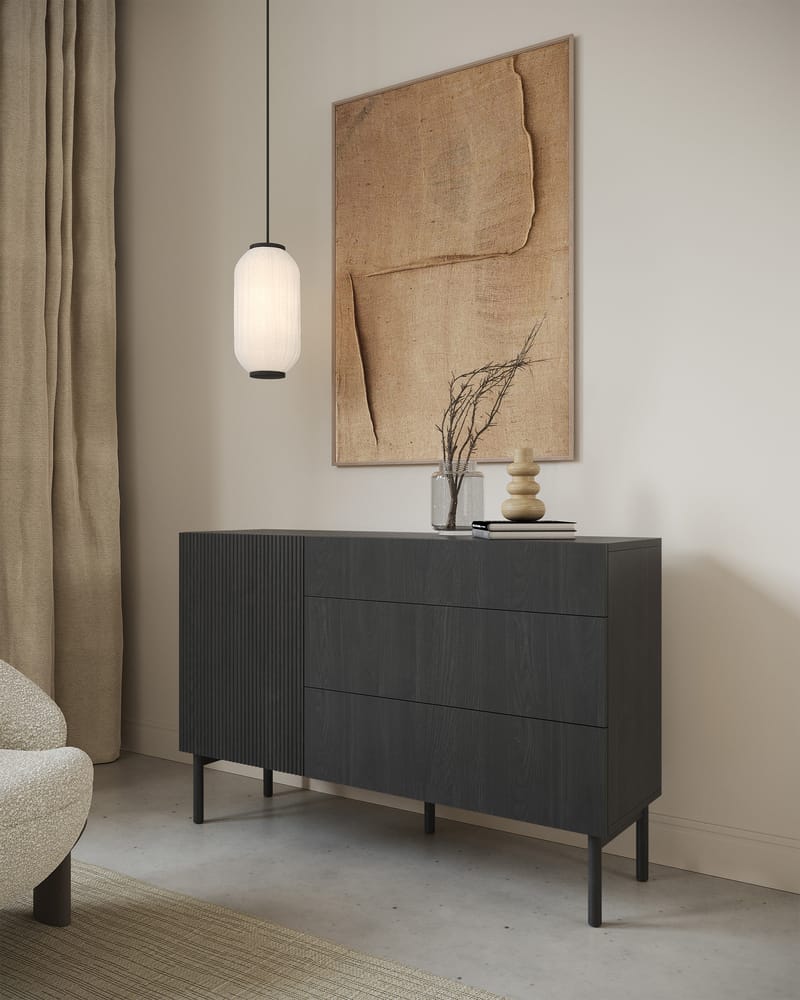 Takayo Byrå 140 cm - Svart - Förvaring - Förvaringsmöbler - Byrå