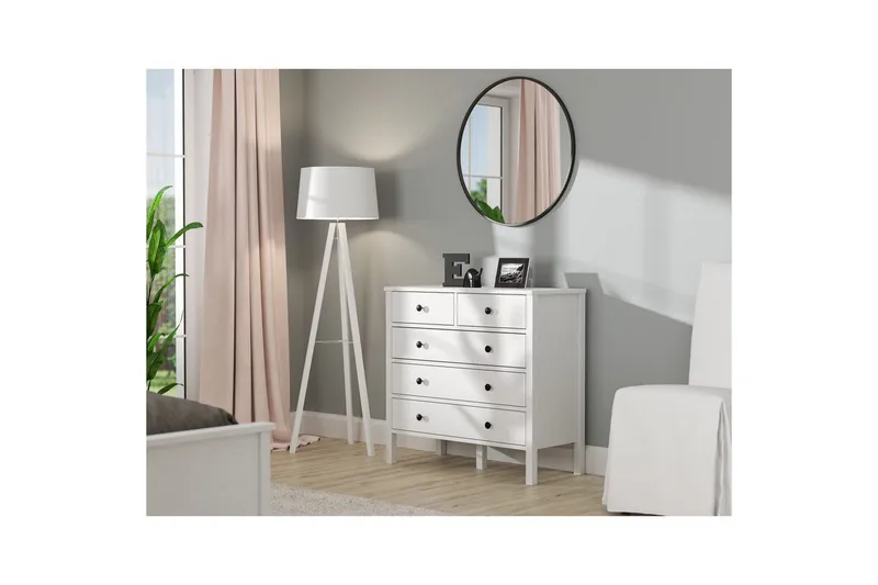 Talven Byrå 90 cm - Natur/Vit - Förvaring - Förvaringsmöbler - Byrå