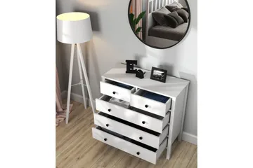 Talven Byrå 90 cm - Natur/Vit - Förvaring - Förvaringsmöbler - Byrå