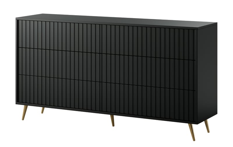 Tapas Byrå 154 cm - Svart - Förvaring - Förvaringsmöbler - Byrå