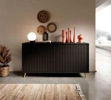 Tapas Byrå 154 cm - Svart - Förvaring - Förvaringsmöbler - Byrå