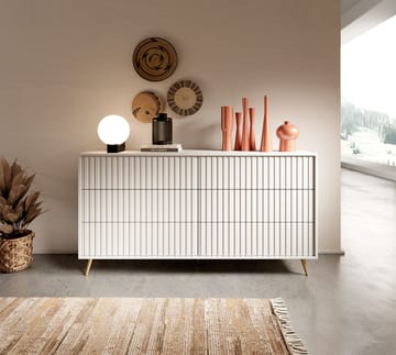 Tapas Byrå 154 cm - Vit - Förvaring - Förvaringsmöbler - Byrå