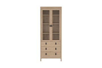 Vallvidera Vitrinskåp 78x199 cm - Natur - Förvaring - Skåp - Vitrinskåp