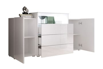 Urbanie Byrå 39x150 cm LED - Vit - Förvaring - Förvaringsmöbler - Byrå - Hallbyrå