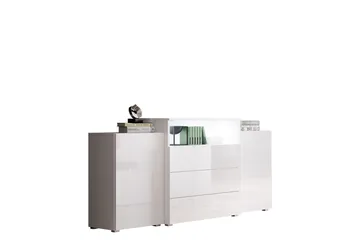 Urbanie Byrå 39x150 cm LED - Vit - Förvaring - Förvaringsmöbler - Byrå - Hallbyrå