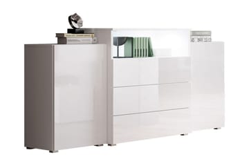 Urbanie Byrå 39x150 cm - Vit - Förvaring - Förvaringsmöbler - Byrå