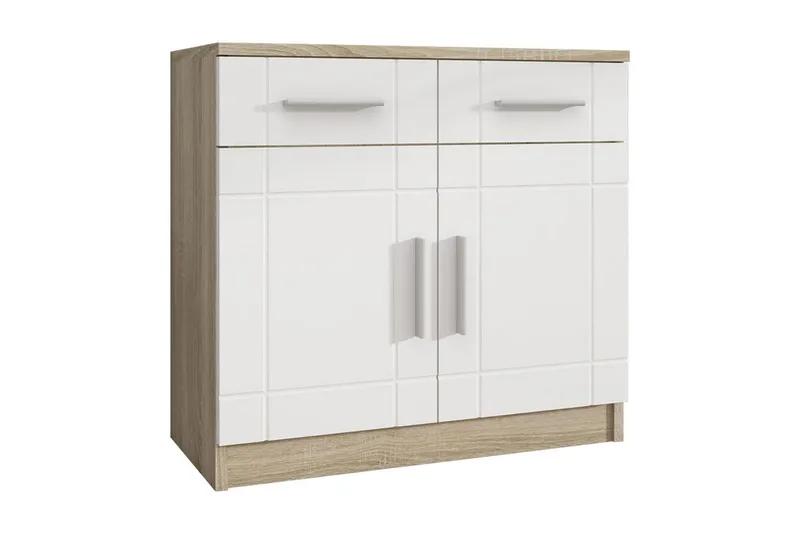 Valga Byrå 37x69 cm - Vit/Natur - Förvaring - Förvaringsmöbler - Byrå