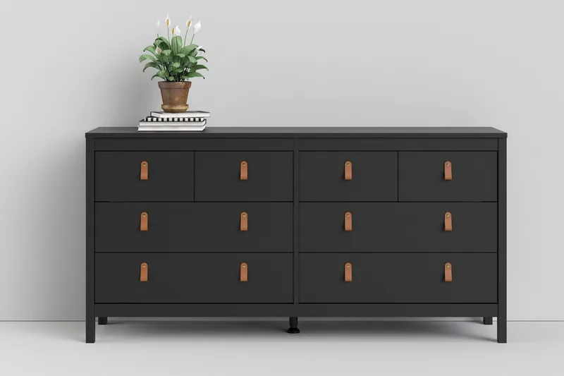 Vallvidera Byrå 38x159 cm - Svart - Förvaring - Förvaringsmöbler - Byrå