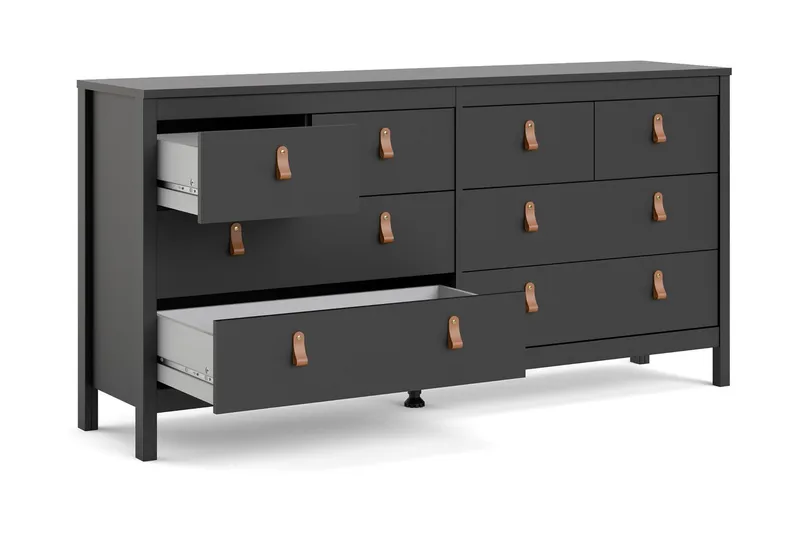 Vallvidera Byrå 38x159 cm - Svart - Förvaring - Förvaringsmöbler - Byrå