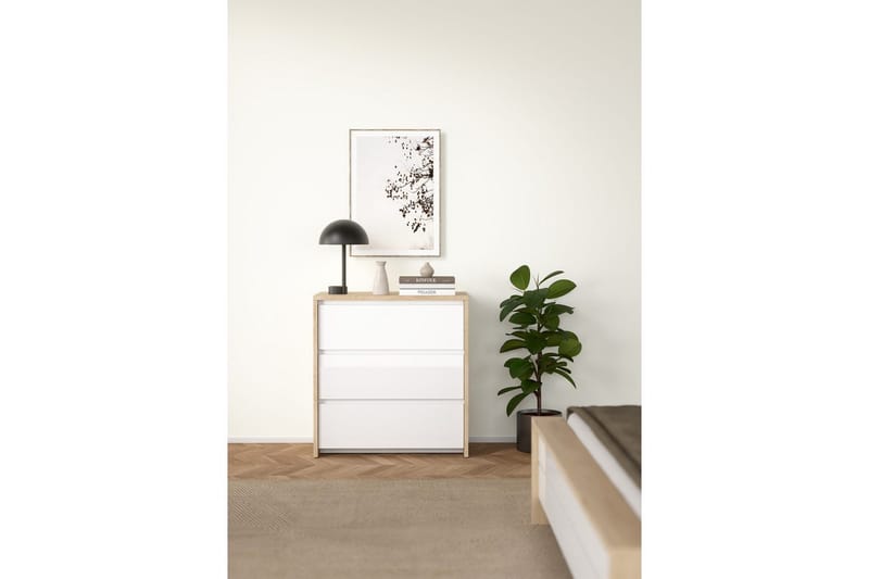 Varun Byrå 80 cm - Vit - Förvaring - Förvaringsmöbler - Byrå