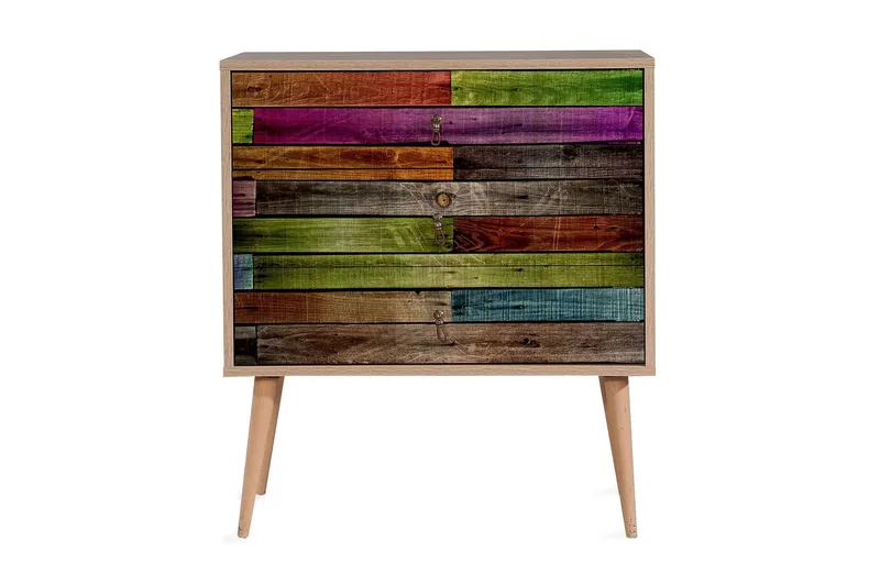 Vellavie Byrå Regnbågspanel, Flerfärgad