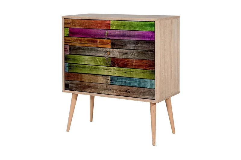 Vellavie Byrå Regnbågspanel - Flerfärgad - Förvaring - Förvaringsmöbler - Byrå