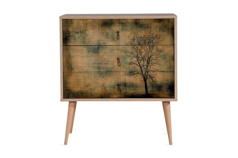 Vellavie Byrå Trädsilhuett - Brun - Förvaring - Förvaringsmöbler - Byrå