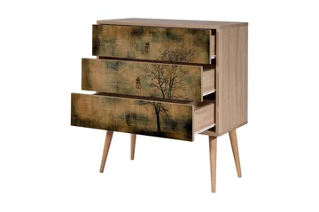 Vellavie Byrå Trädsilhuett - Brun - Förvaring - Förvaringsmöbler - Byrå