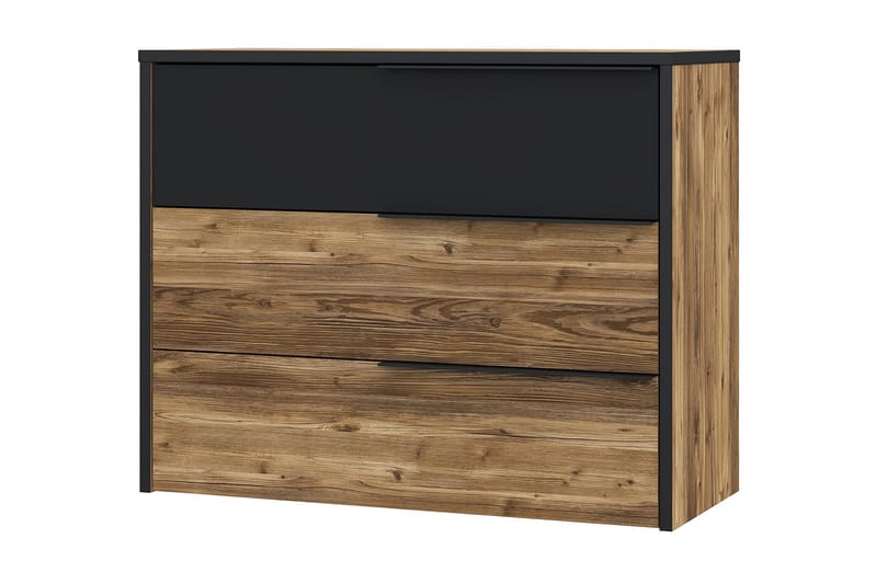 Vergina Byrå 42x100 cm - Brun/Svart - Förvaring - Förvaringsmöbler - Byrå
