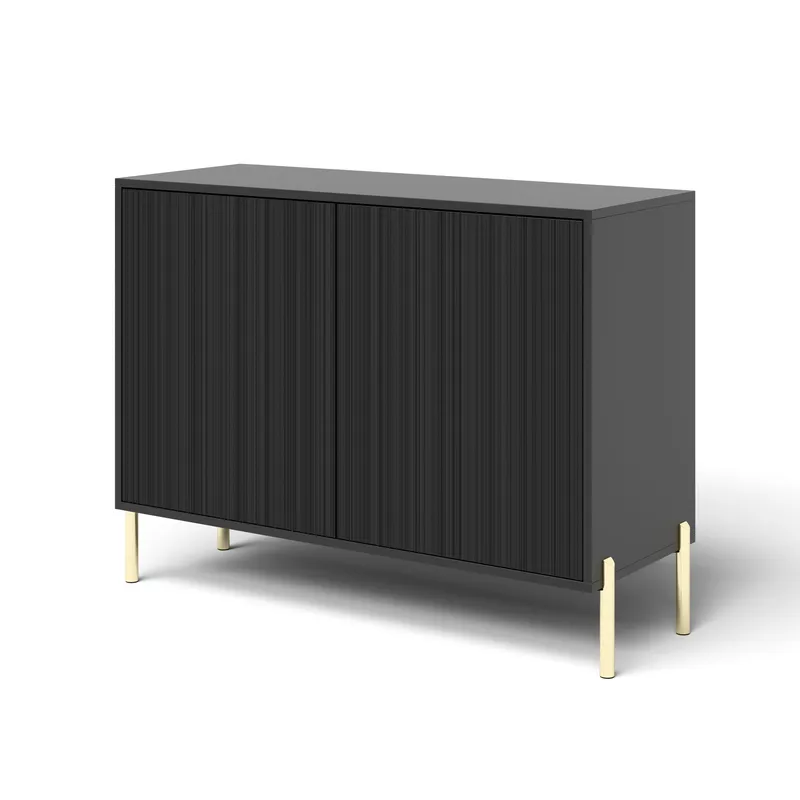 Virmani Byrå 104 cm, Svart